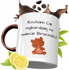 Bordó Bögre Testvérnek Születésnapra Ajándék fényképes nyomattal