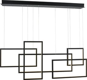 AZZARDO 2850 QUADRATUS WHITE Modern Led Függesztett Lámpa LED IP20