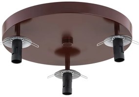 Argon 6292 - Mennyezeti lámpa FABIO 3xE14/7W/230V alabástrom barna