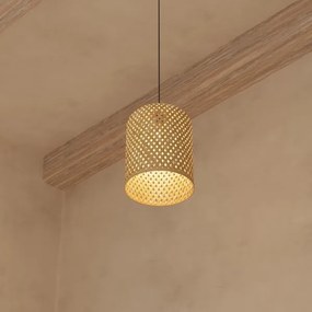 Atmosphera - Csillár zsinóron ALI 1xE27/40W/230V bambusz