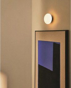 Fehér-fekete fali lámpa ø 15 cm Bamila – Kave Home