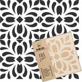 Festősablon Csempe Csempék Többször felhasználható 45x45cm Spanyol minta Magros