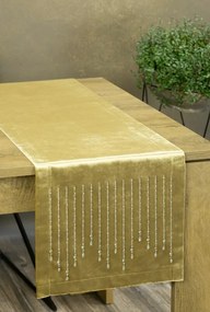 Royal3 bársony asztali futó Arany 35x180 cm