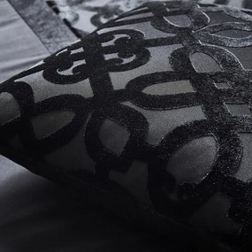 Bársony díszpárna 43x43 cm Lattice Cut – Catherine Lansfield