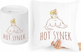 Fiú Párna Szett Persely Ajándék fényképes nyomtatással