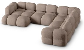 Barna sarokkanapé (jobb oldali-U alakú) Loretto – Cosmopolitan Design