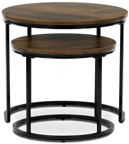 Dohányzóasztal 53×53×46 cm, MDF, Old Wood. CT-G1145 OLW