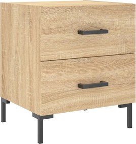 vidaXL sonoma tölgy színű szerelt fa éjjeliszekrény 40 x 35 x 47,5 cm