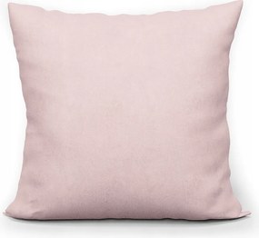 Dekoratív párnahuzat Milas egyszínű 40x40 s444 pasztell rózsaszín