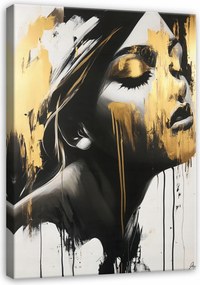 Vászonkép Női Arc Modern Vászon Fal A Nappali Hálószobájába 60x40