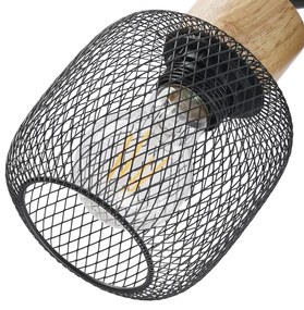 Brilagi - BASKLITE fali spotlámpa 1xE27/15W/230V kaucsukfa/fekete