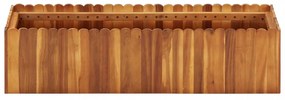 tömör akácfa kerti magaságyás 100 x 30 x 25 cm