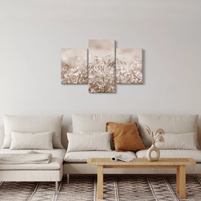 Kép - rét barna árnyalatokban (90x60 cm)