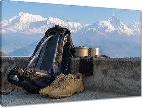Vászonkép 90x60 Magashegyi felszerelés