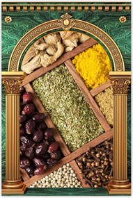 Poszterek 80x120 Fűszerek dobozban