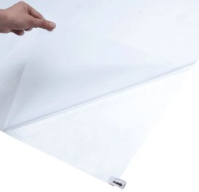 matt szürke PVC statikus ablakfólia 60 x 500 cm