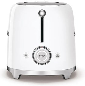 50-es évekbeli, Retro stílusú kenyérpirító, P2 fehér 950W - SMEG