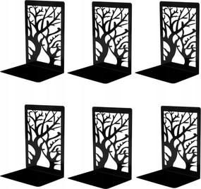 KönyvtĂĄmasz CsĂșszĂĄsgĂĄtlĂł FĂ©m Fekete KönyvtĂĄmasz ĂllvĂĄny 6 Db