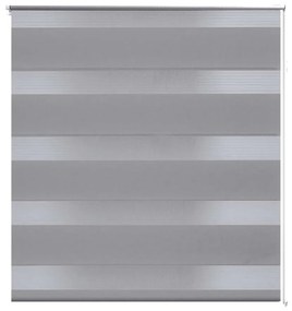 vidaXL Zebra roló 140 x 175 cm Szürke