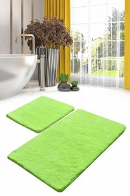 Havai 2 db Fürdőszobai szőnyeg, Chilai, 50x60 cm/60x100 cm, zöld