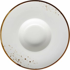 Mäser Gourmet tányér Pintar Fehér barna pöttyök 26cm