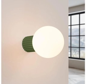 Sollux SL.1722 - Fürdőszobai fali lámpa HALO 1xG9/8W/230V IP44 zöld SL.1722