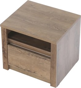 éjjeliszekrény, sötét tölgy lefkas, MONTANA SN