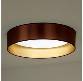 Duolla - LED Mennyezeti lámpa ROLLER LED/24W/230V átm. 45 cm réz/arany