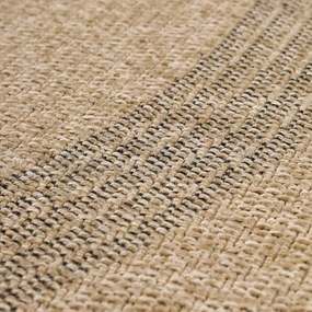 Fekete-bézs kerek kültéri szőnyeg ø 120 cm Comilla – Ayyildiz Carpets