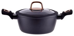 RCK Golden Line tapadásmentes alumínium lábas üvegfedővel 20cm, 3,2L, indukciós 10430