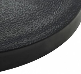 félkör alakú fekete műgyanta napernyőtalp 15 kg