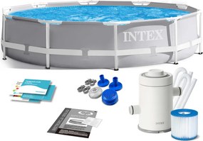INTEX 26702 305 x 76 cm 3 az 1-ben keretes kerti medence