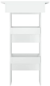 Fehér fatermék fali bárasztal 102 x 45 x 103,5 cm