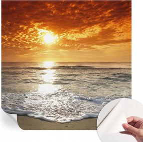 Design fali fotótapéta Öntapadós Óceán hullámok 250x250 cm