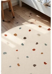 Krémszínű gyerek szőnyeg ø160 cm Funny Dots – Hanse Home
