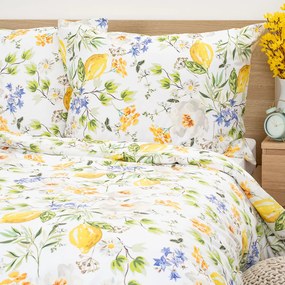 4Home Pamut ágynemű Lemon Delight, 220 x 200 cm, 2db 70 x 90 cm, 220 x 200 cm, 2 db 70 x 90 cm