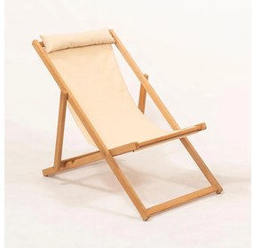 Kerti napozóágy bézs/szilfa