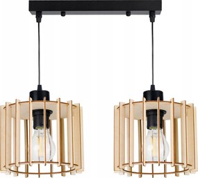 Függő Lámpa Túlnyúló mennyezeti csillár Loft Fa 2