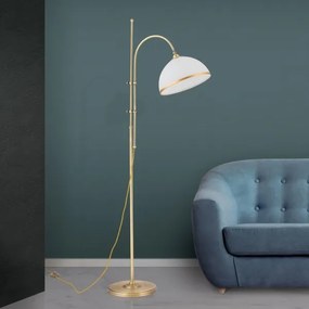 Orion Stl 12-1188/1 - Állólámpa OLD LAMP 1xE27/40W/230V fehér/réz