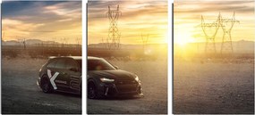 Audi falikép szett triptichon auto drift rally 40x90 cm