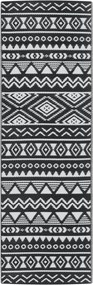 vidaXL kültéri szőnyeg ARAKIL fekete 80x250 cm PP