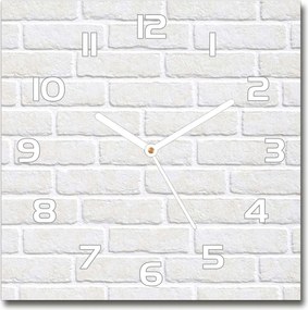 Üveg falióra szögletes tégla fali 30x30 cm