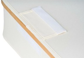 G21 tárolódoboz 40 x 30 x 15 cm, bambusz, fedéllel, bézs