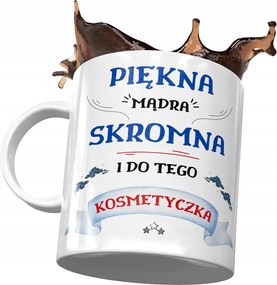 Kozmetikai bögre Gyönyörű Okos Szerény Ajándék Nyomtatott Fotóval