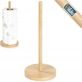 Bambusz fa konyhai papírtörlő állvány papírtörlők