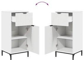 Fürdőszoba bútor szett 2 pcs Fehér 39.5 x 36 x 88 cm Faanyag