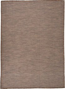 vidaXL barna lapos szövésű kültéri szőnyeg 200 x 280 cm