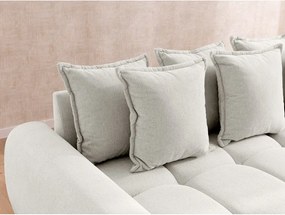 Fehér sarokkanapé (bal oldali-heverő résszel) Albane – Ropez