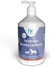 Prémium Norvég Lazacolaj, 500 ml - PETAMIN