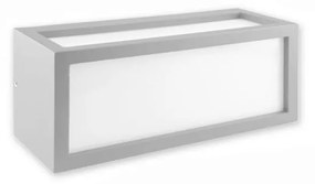 Kültéri falra szerelhető lámpa BOX-2 E27 foglalat, fehér